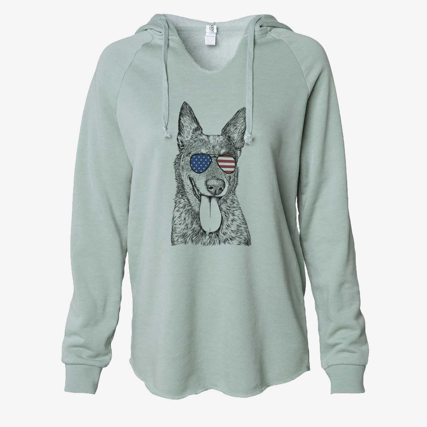 USA Madison the Blue Heeler - Cali Wave Hooded Sweatshirt