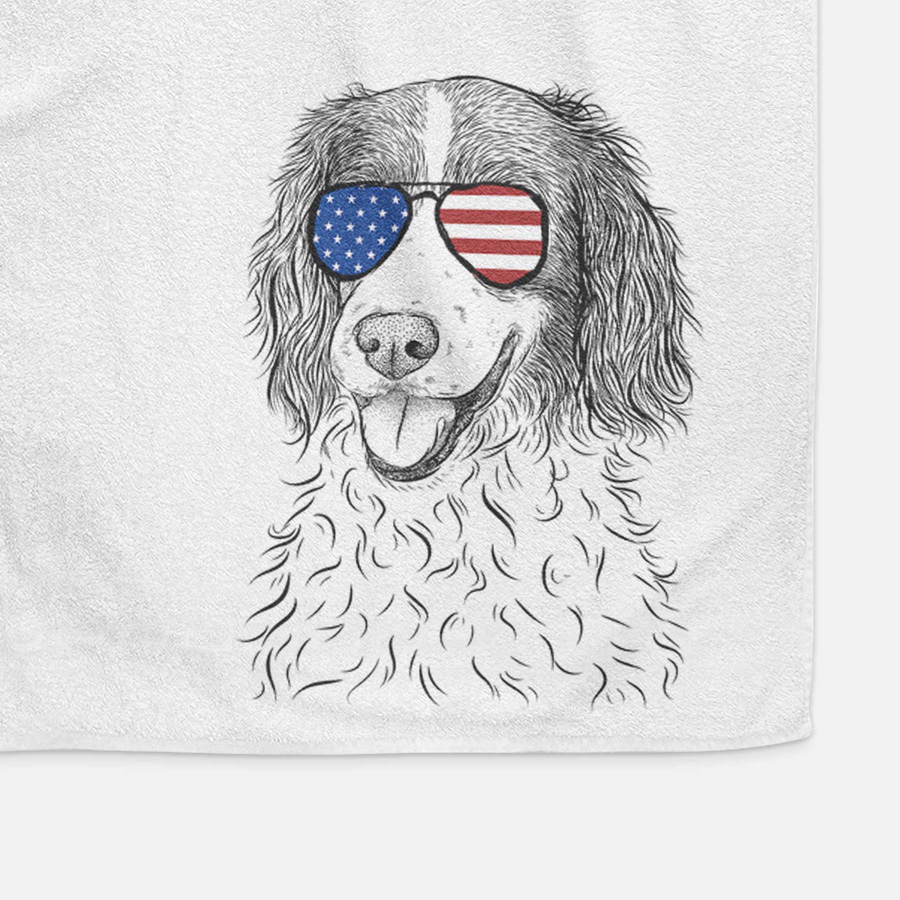 Maggie the Springer Spaniel Decorative Hand Towel