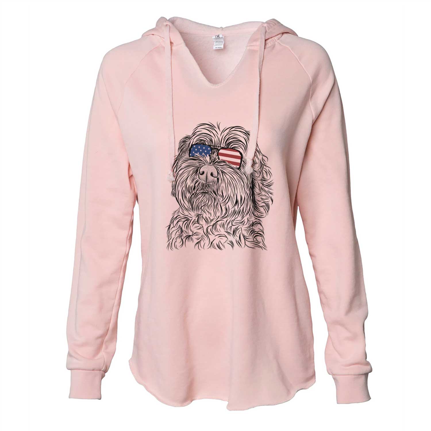 USA Maggie Girl the Cockapoo - Cali Wave Hooded Sweatshirt