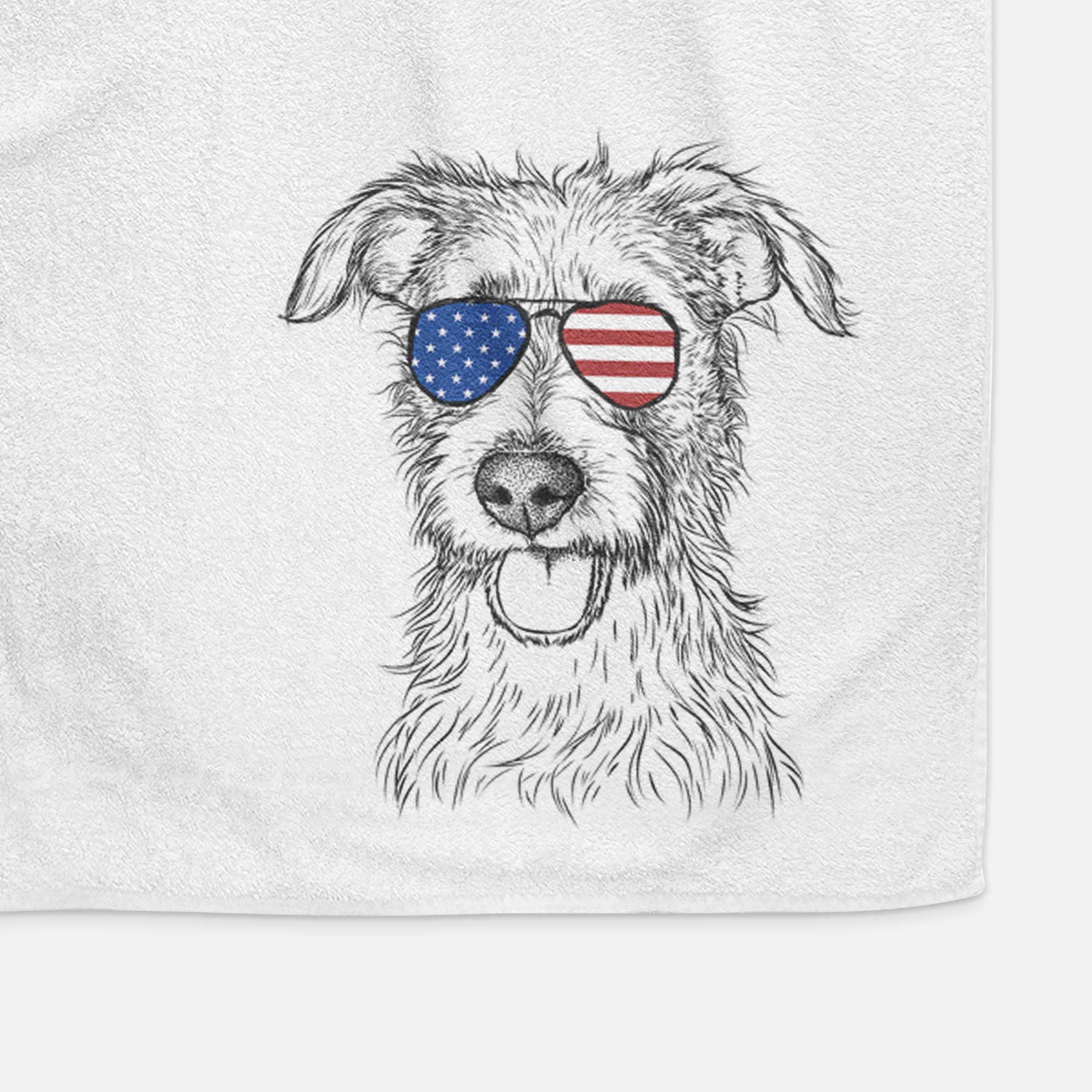 Maggie the Terrier Mix Decorative Hand Towel