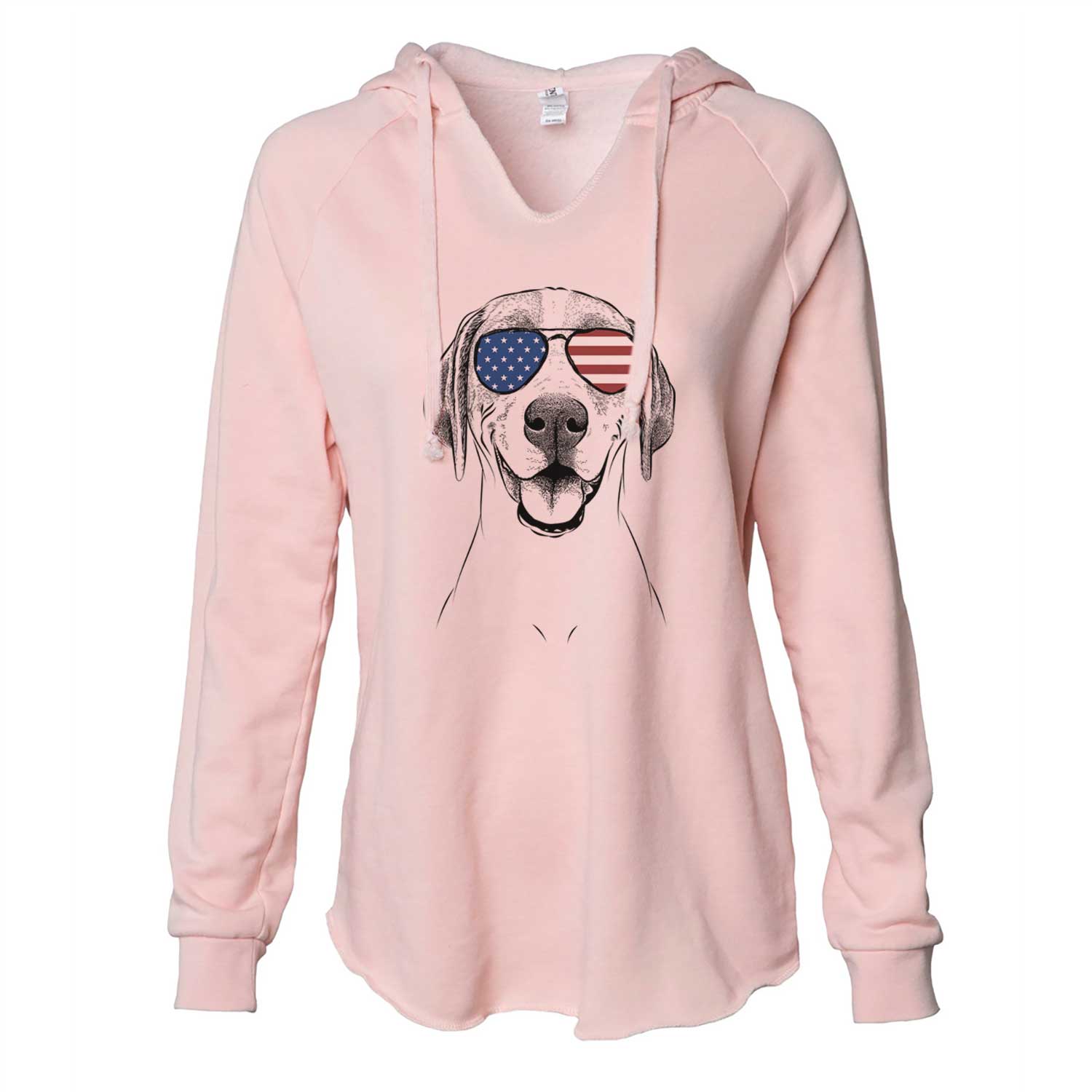 USA Maggie the Treeing Walker Coonhound - Cali Wave Hooded Sweatshirt