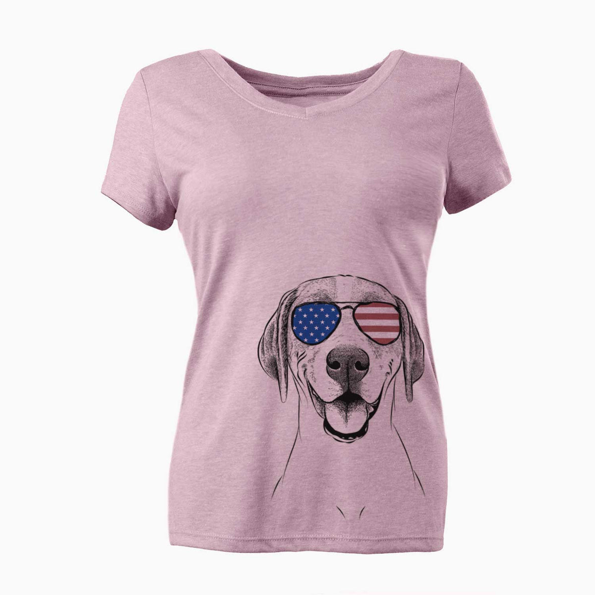 USA Maggie the Treeing Walker Coonhound - Women's Perfect V-neck Shirt
