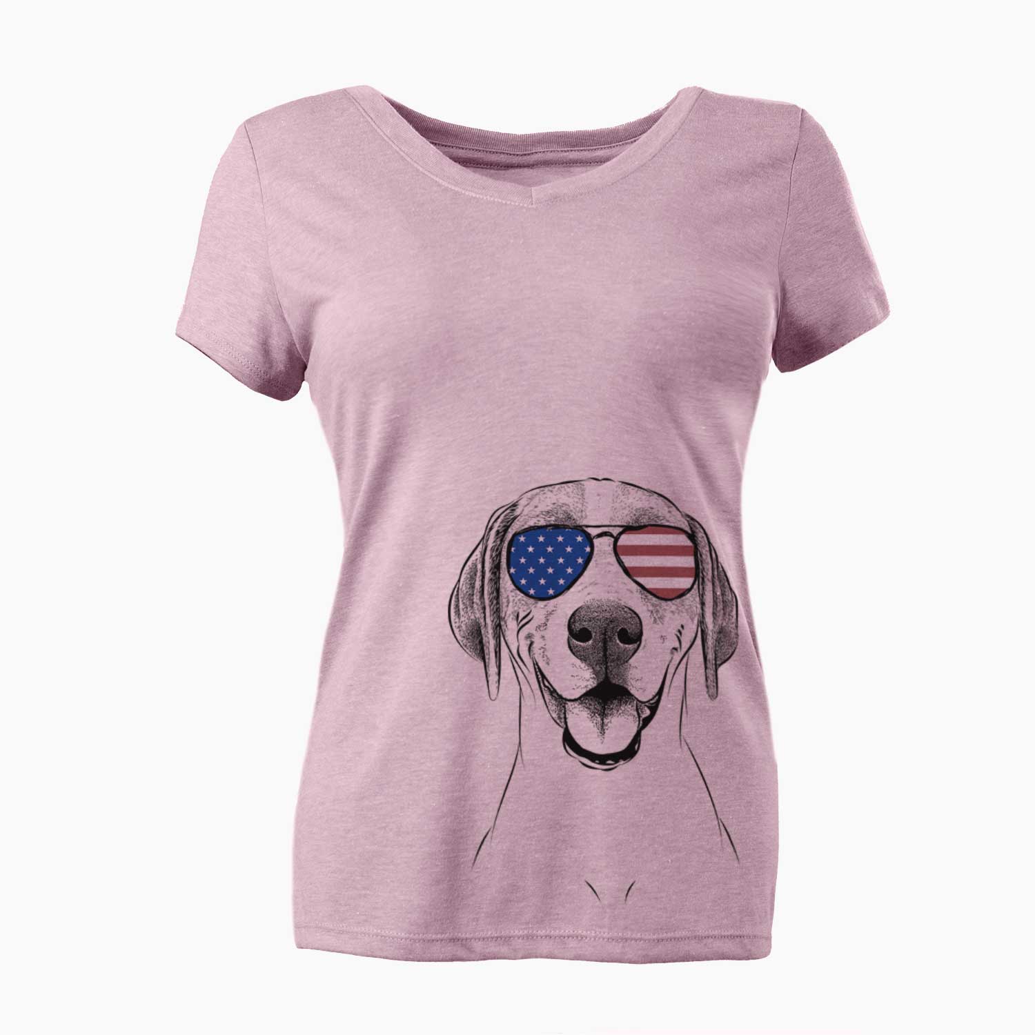 USA Maggie the Treeing Walker Coonhound - Women's Perfect V-neck Shirt