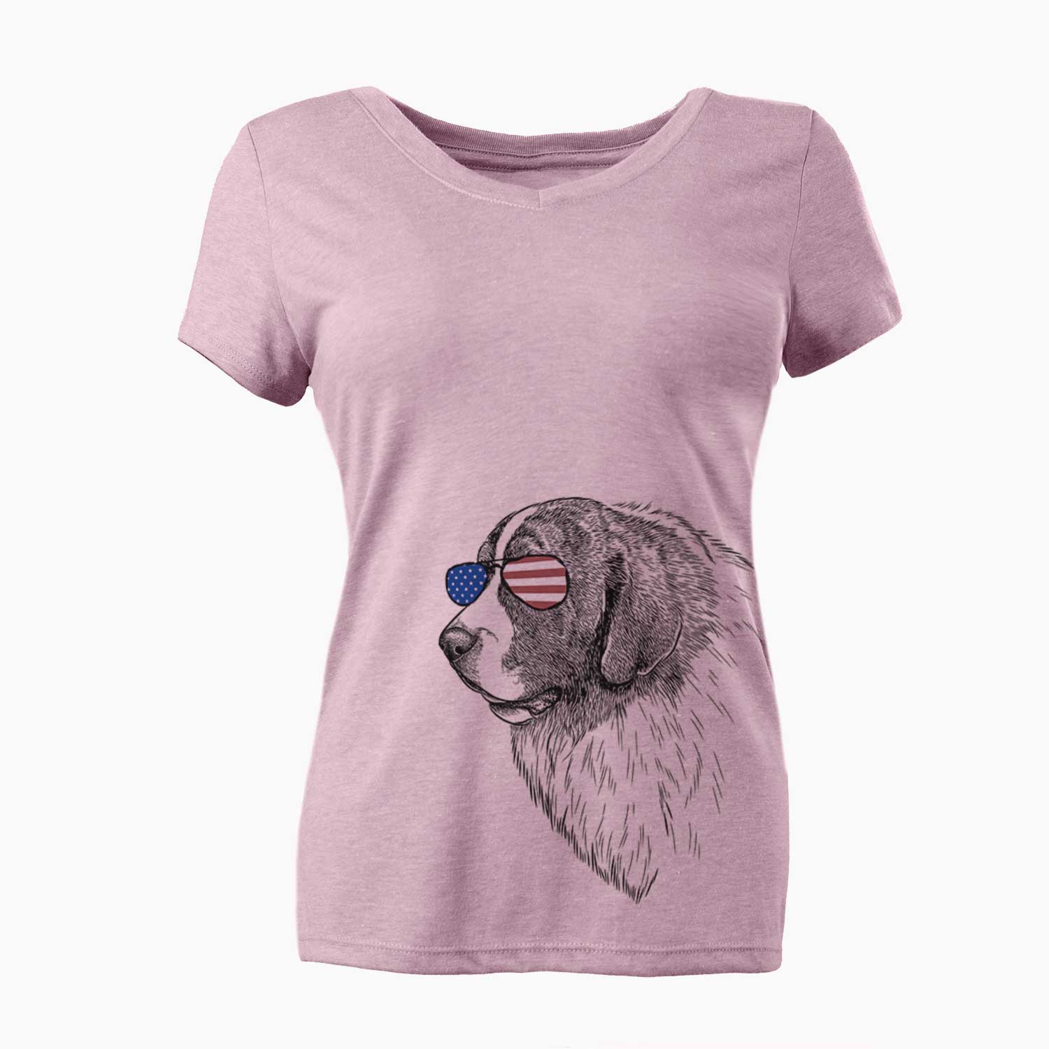 USA Magnus the Pyrenean Mastiff - Women's Perfect V-neck Shirt