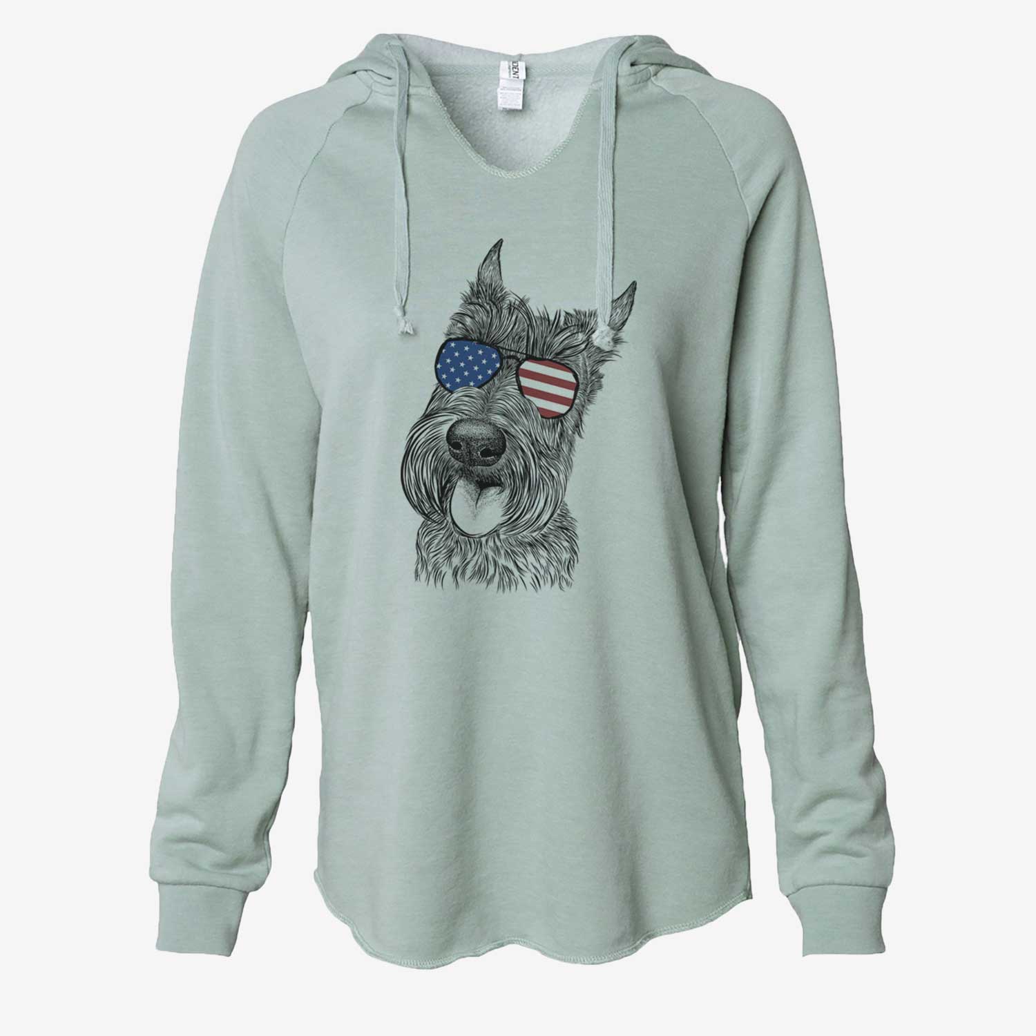 USA Magnus the Scottish Terrier - Cali Wave Hooded Sweatshirt