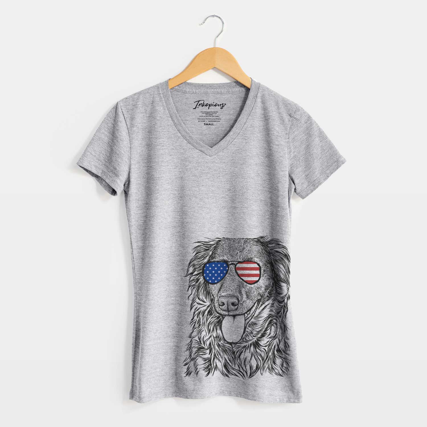 USA Maisie Mae the Aussiedor - Women's Perfect V-neck Shirt