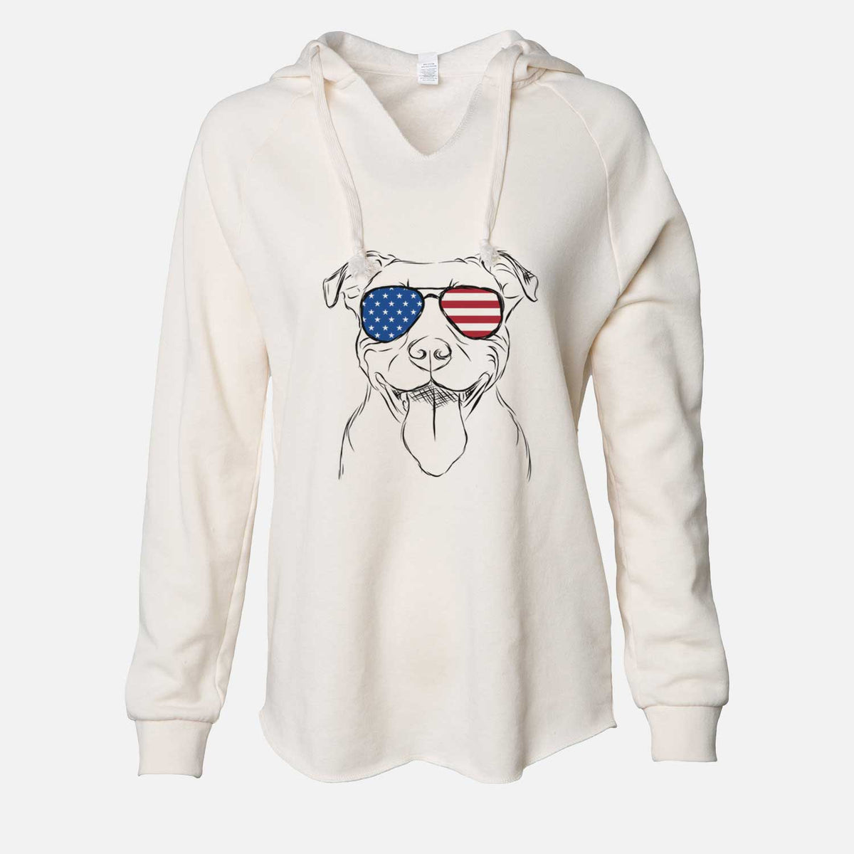 USA Major the Pitbull - Cali Wave Hooded Sweatshirt