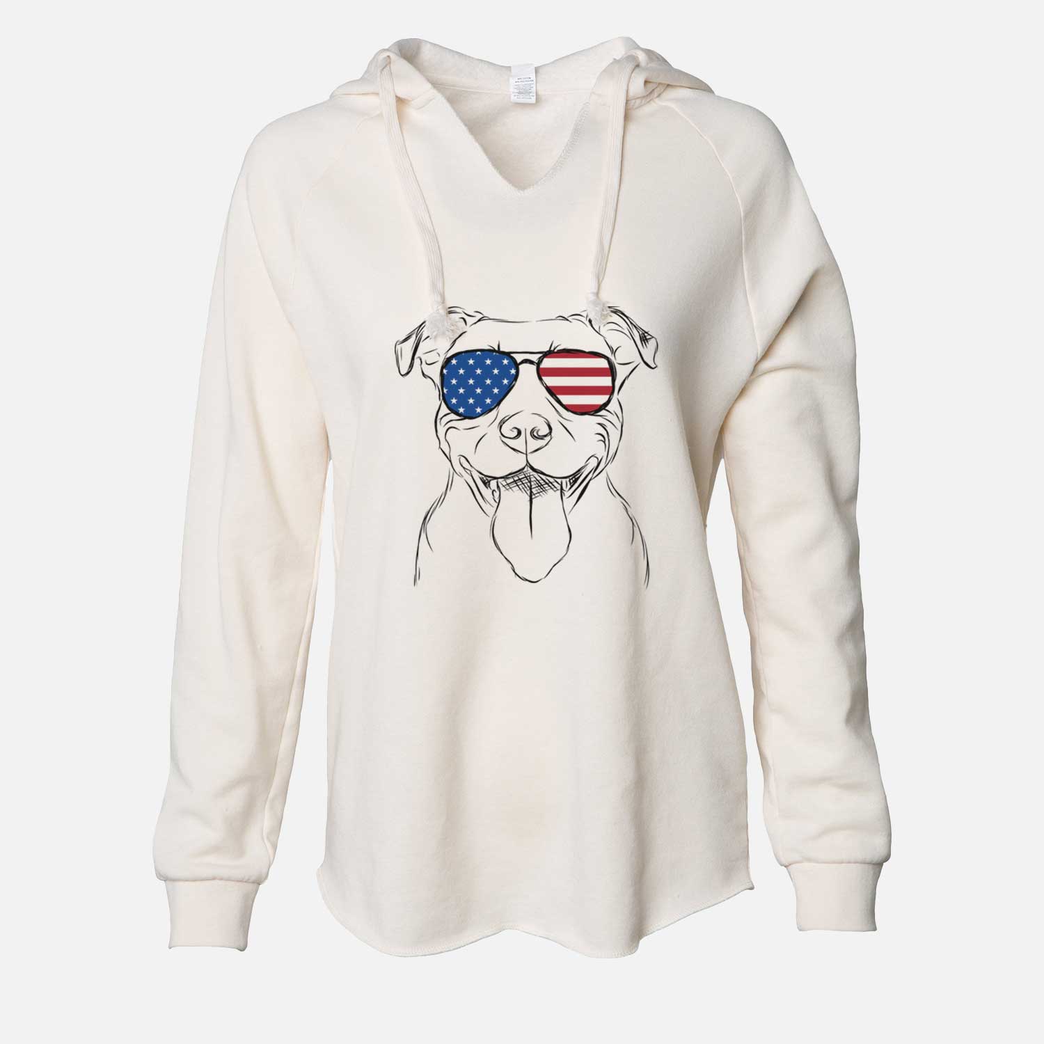 USA Major the Pitbull - Cali Wave Hooded Sweatshirt