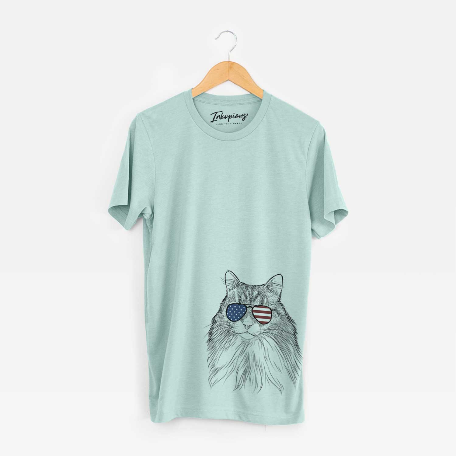 USA Maks the Siberian Cat - Unisex Crewneck