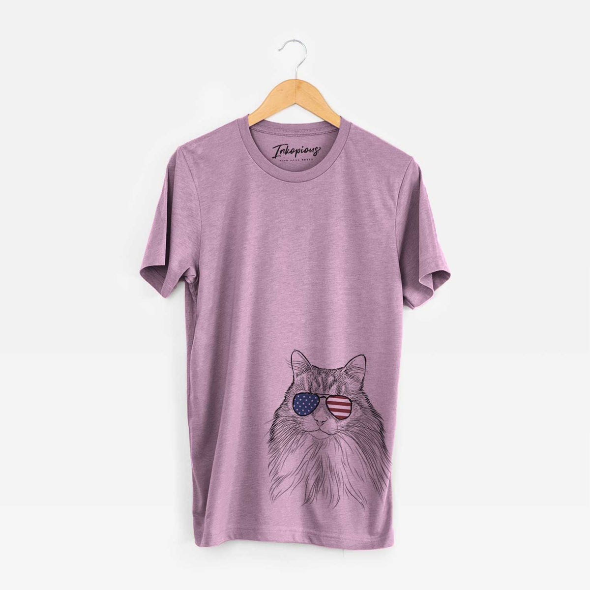 USA Maks the Siberian Cat - Unisex Crewneck