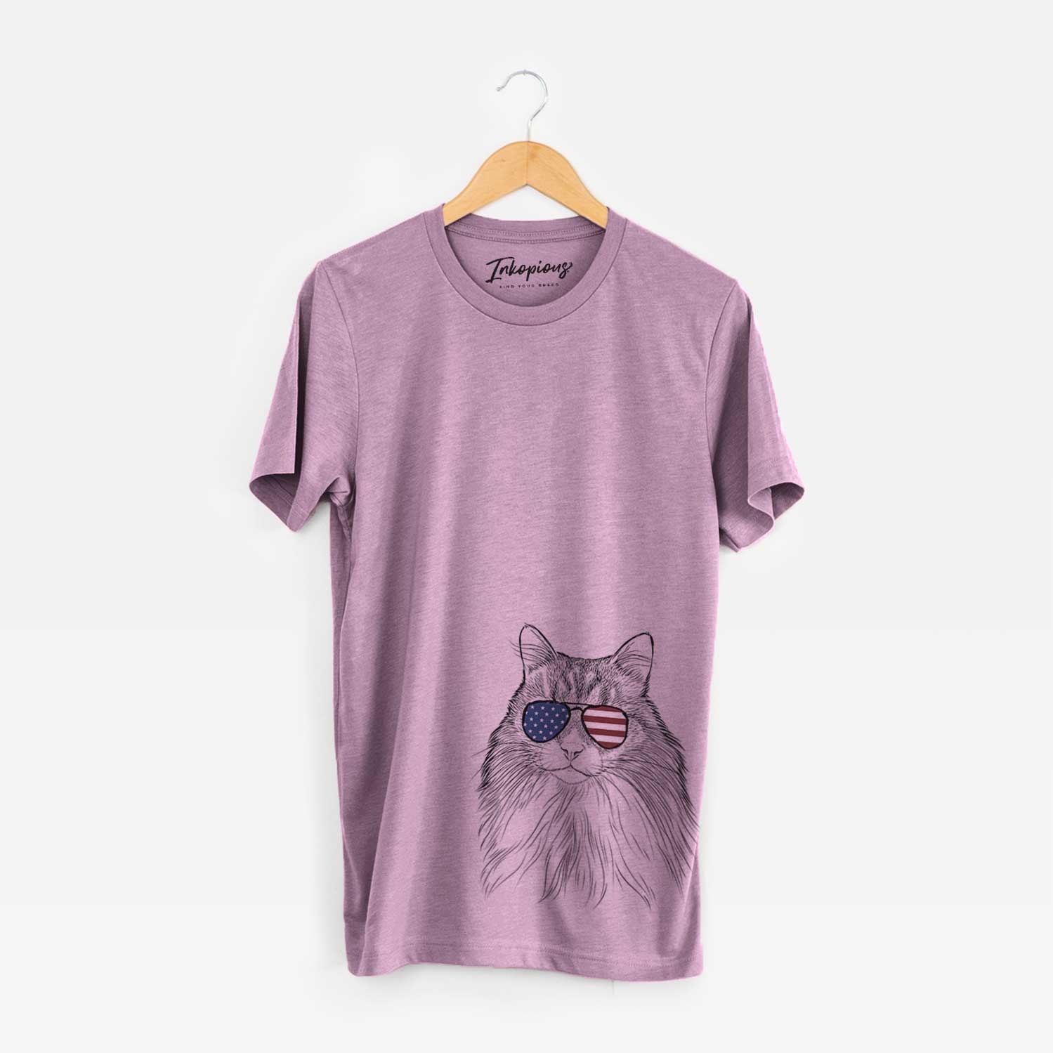 USA Maks the Siberian Cat - Unisex Crewneck