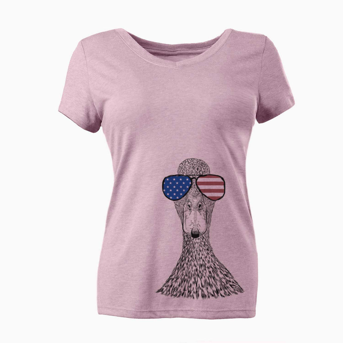 USA Marge the Mallard Duck - Women's Perfect V-neck Shirt