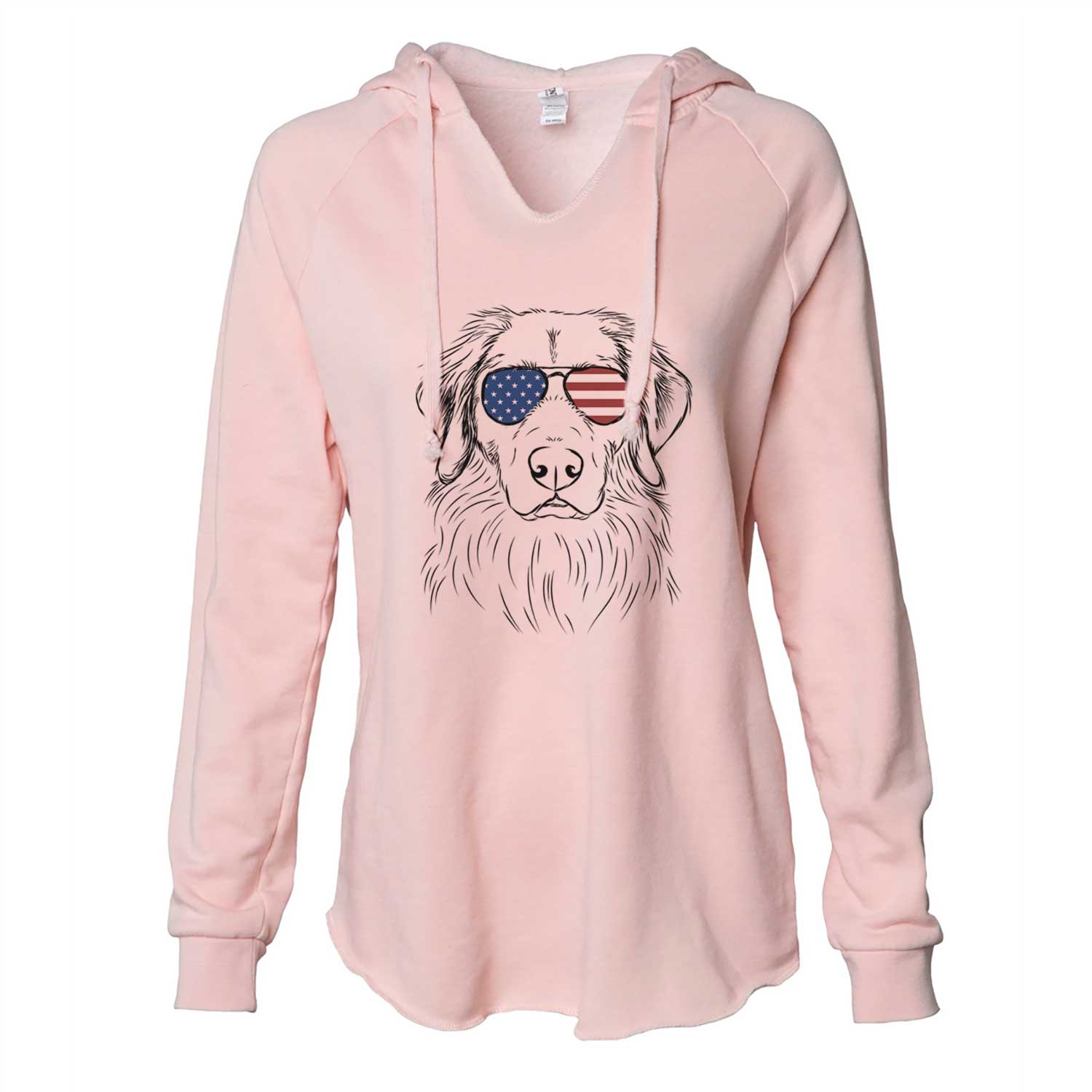 USA Marley the Golden Retriever - Cali Wave Hooded Sweatshirt