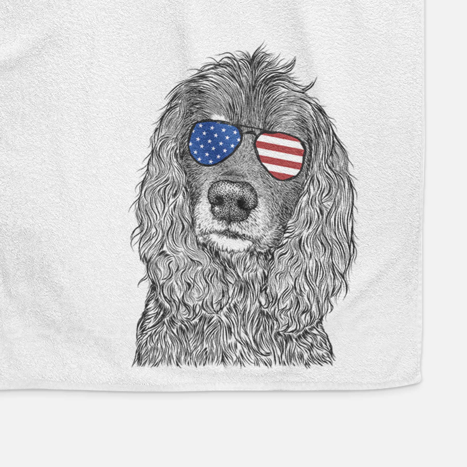 Marley Boy the American Cocker Spaniel Decorative Hand Towel