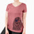 USA Marley Boy the American Cocker Spaniel - Women's Perfect V-neck Shirt