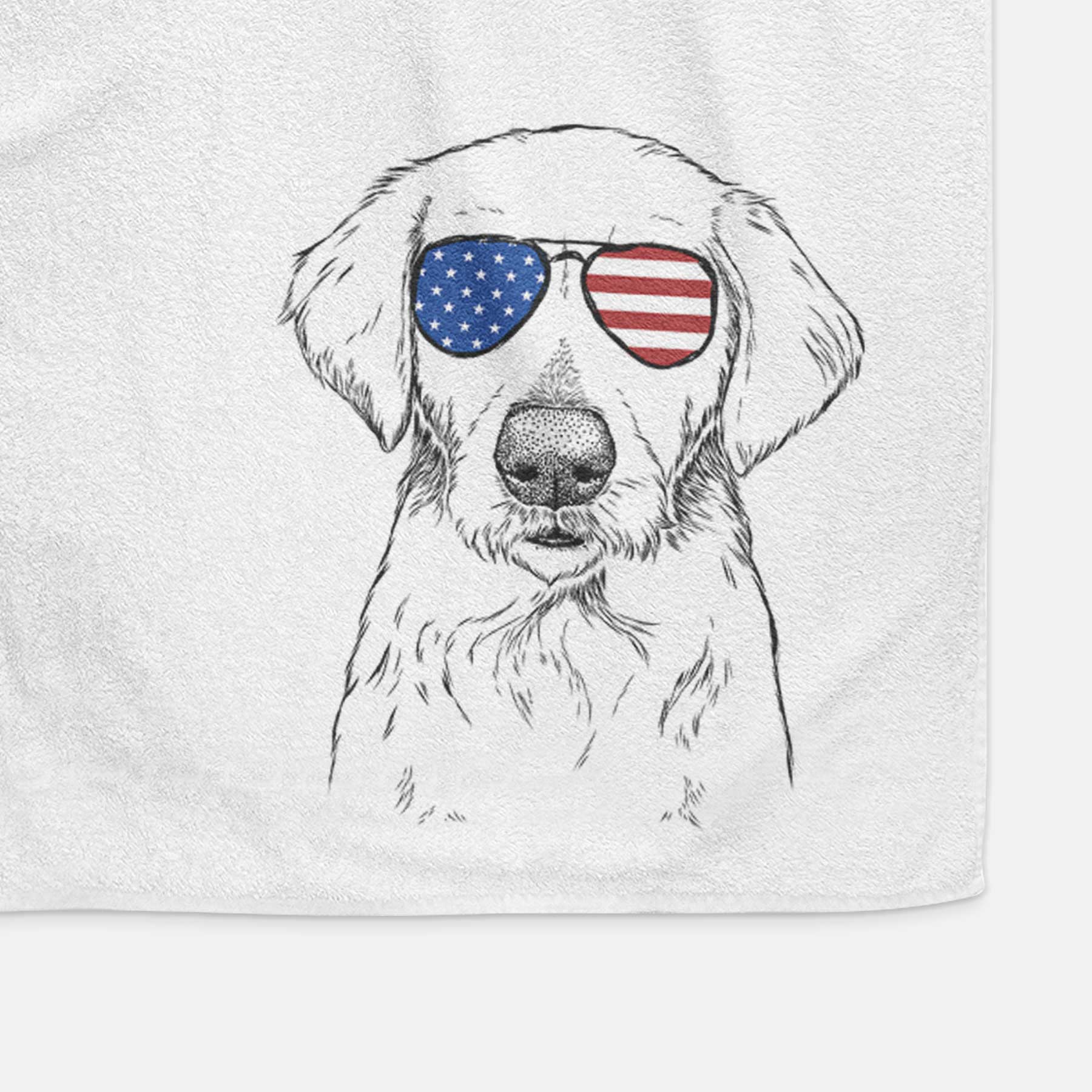 Marley Sue the Labradoodle Decorative Hand Towel