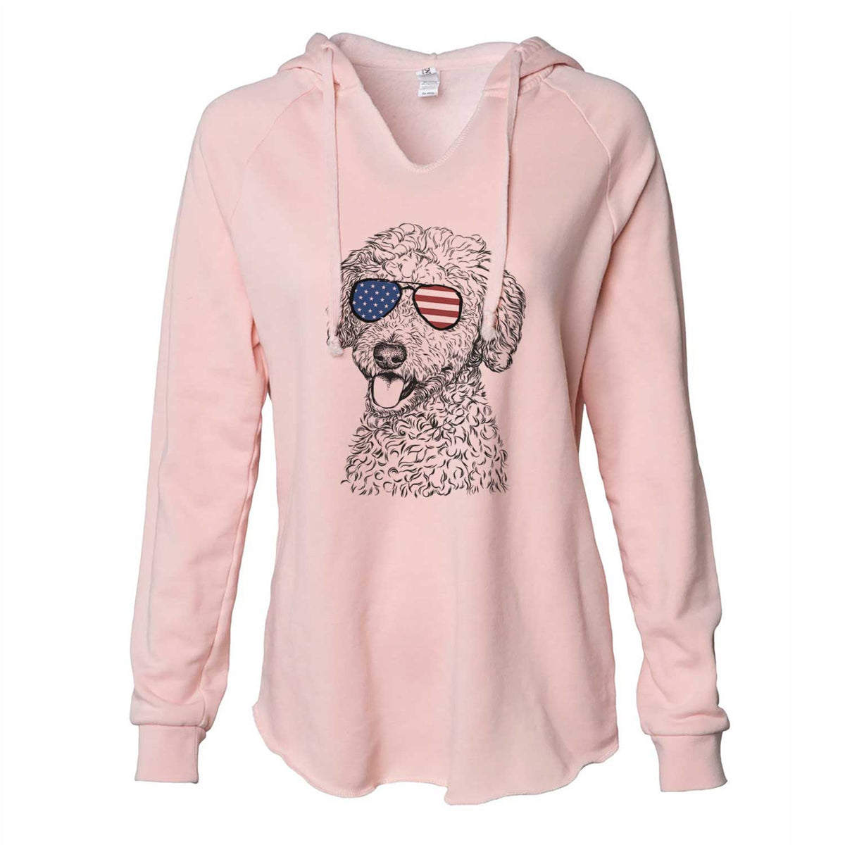 USA Marlow the Goldendoodle - Cali Wave Hooded Sweatshirt