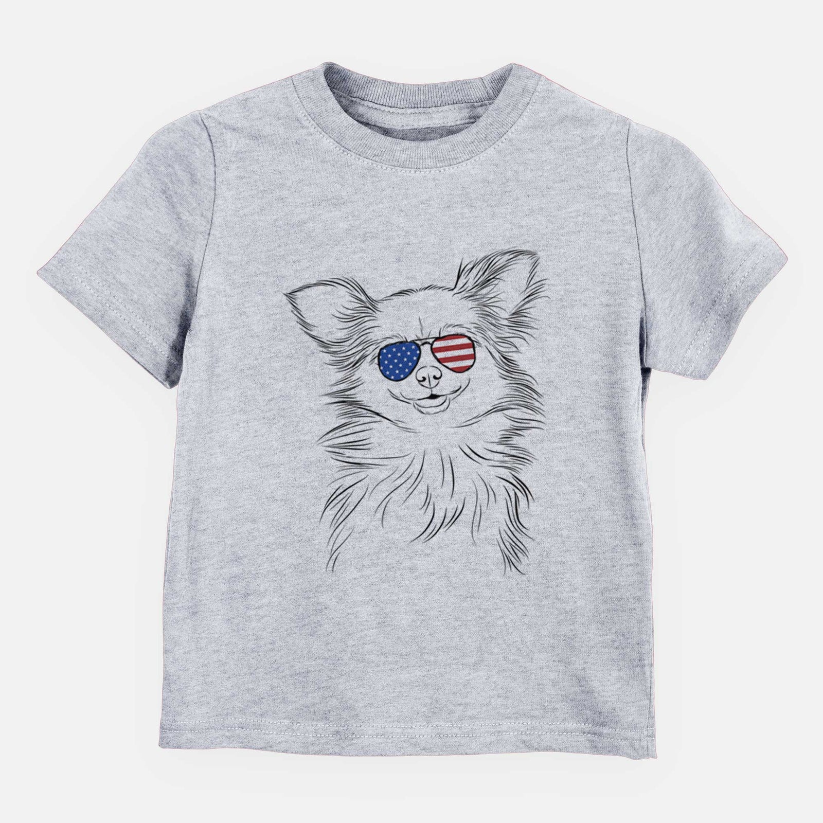 USA Marzi the Long Haired Chihuahua - Kids/Youth/Toddler Shirt