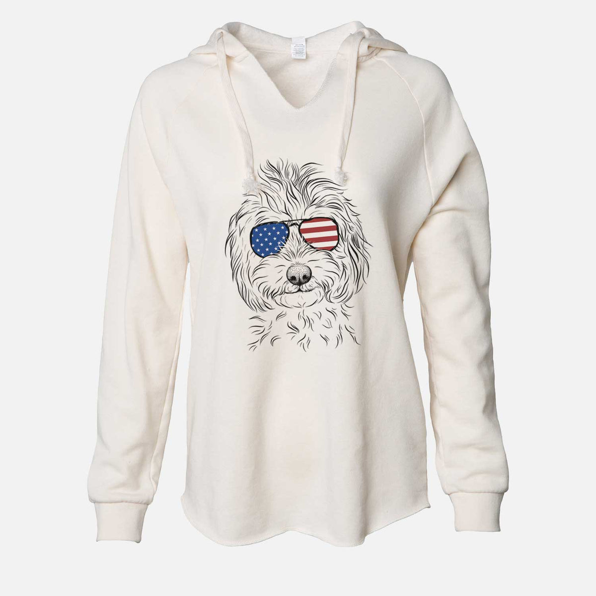 USA Mason the Cavapoo - Cali Wave Hooded Sweatshirt