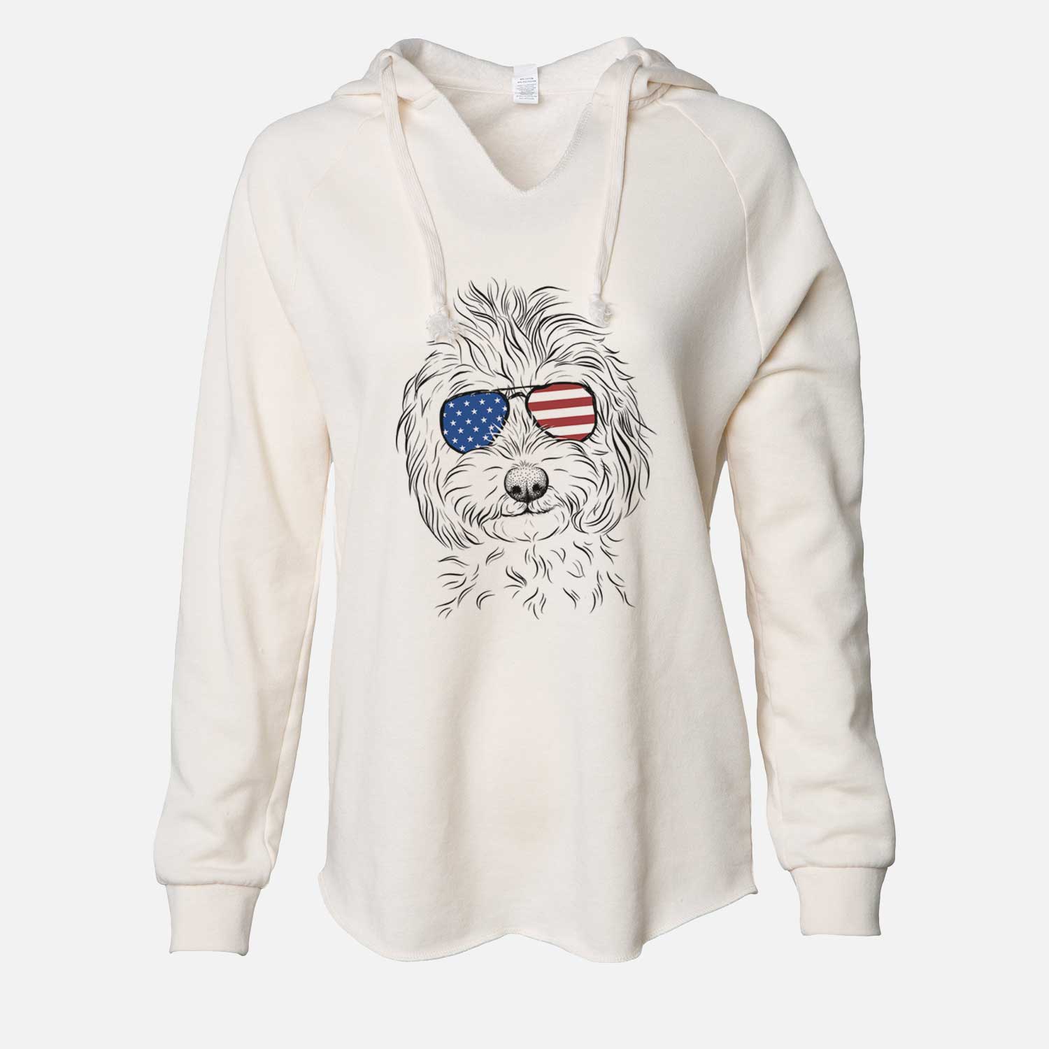 USA Mason the Cavapoo - Cali Wave Hooded Sweatshirt