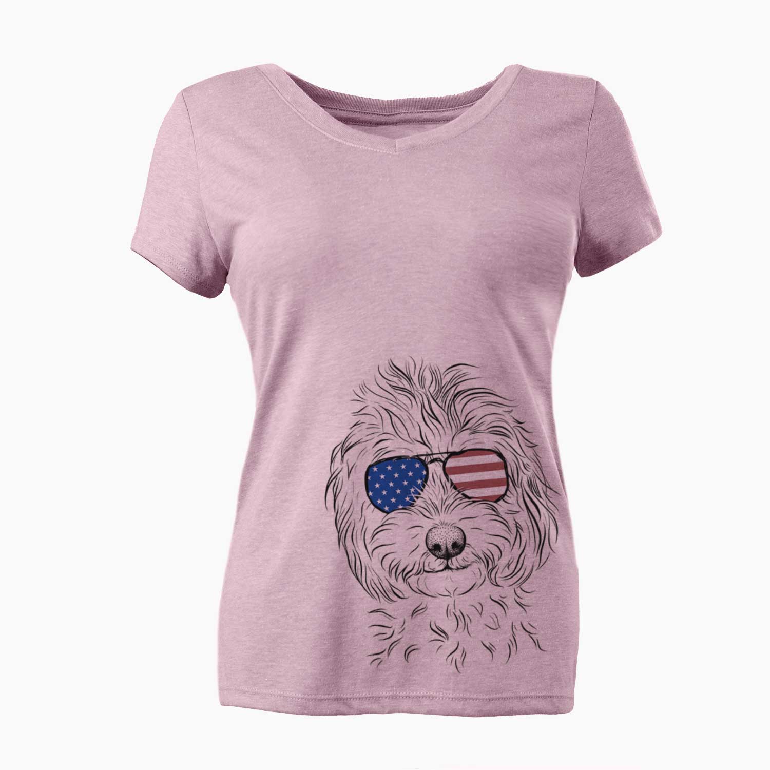 USA Mason the Cavapoo - Women's Perfect V-neck Shirt