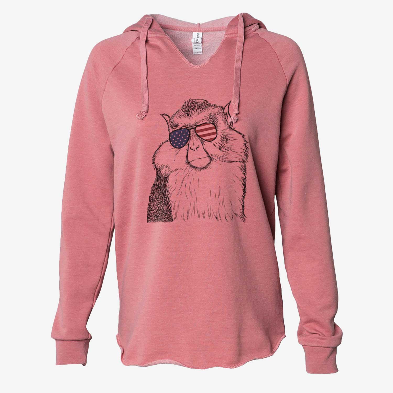 USA Matata the Mona Monkey - Cali Wave Hooded Sweatshirt