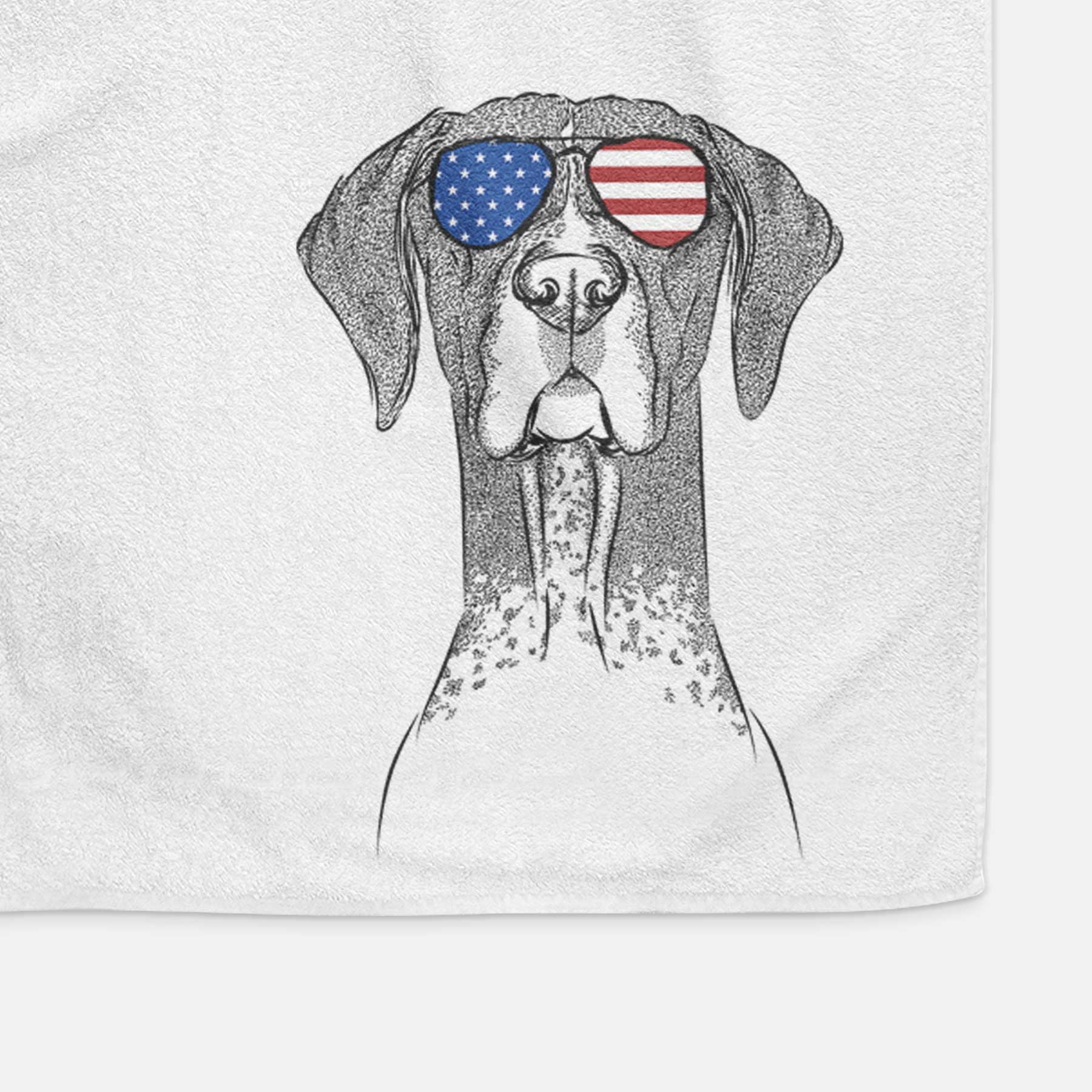 Mattis the German Shorthaired Pointer Decorative Hand Towel