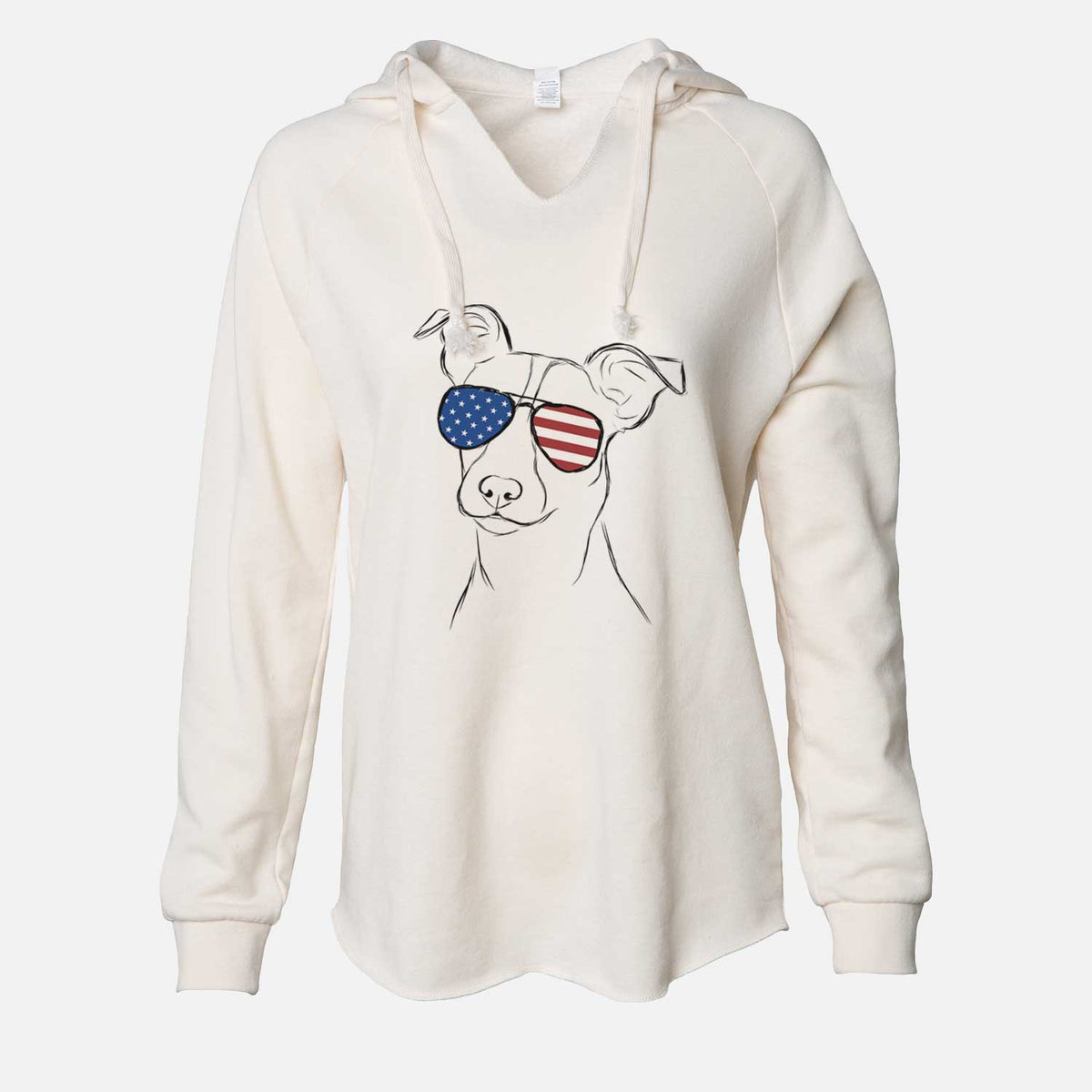 USA Max the Jack Russell Terrier - Cali Wave Hooded Sweatshirt