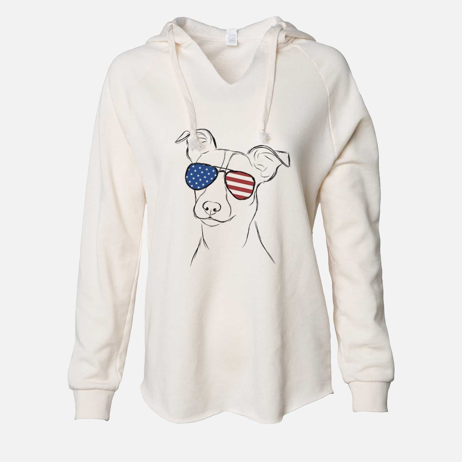 USA Max the Jack Russell Terrier - Cali Wave Hooded Sweatshirt