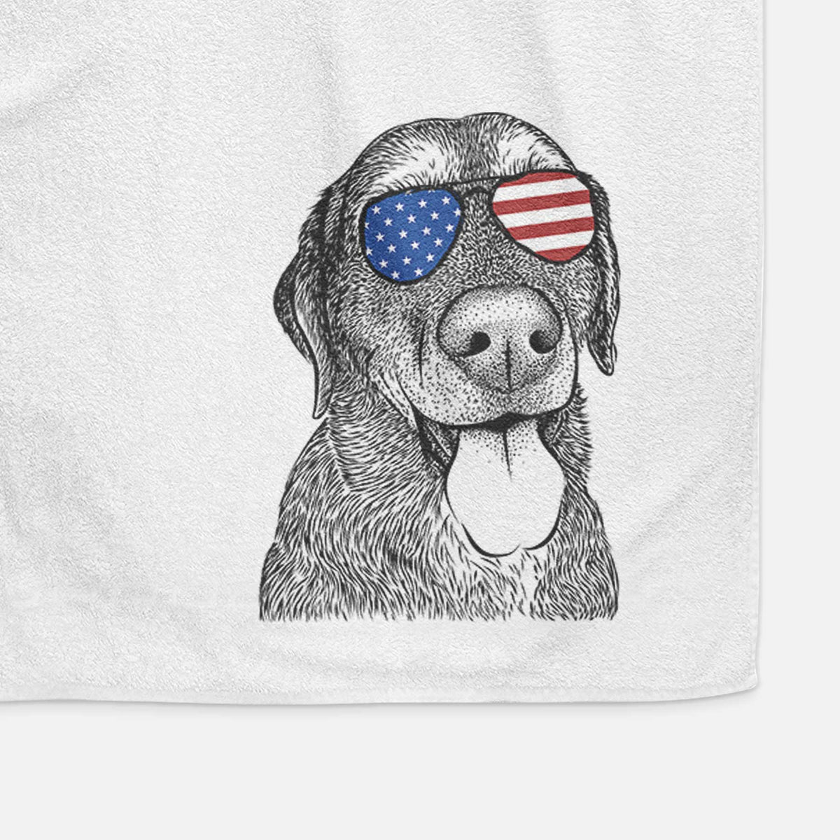 Max the Labrador Retriever Decorative Hand Towel