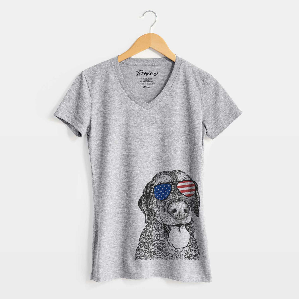 USA Max the Labrador Retriever - Women's Perfect V-neck Shirt