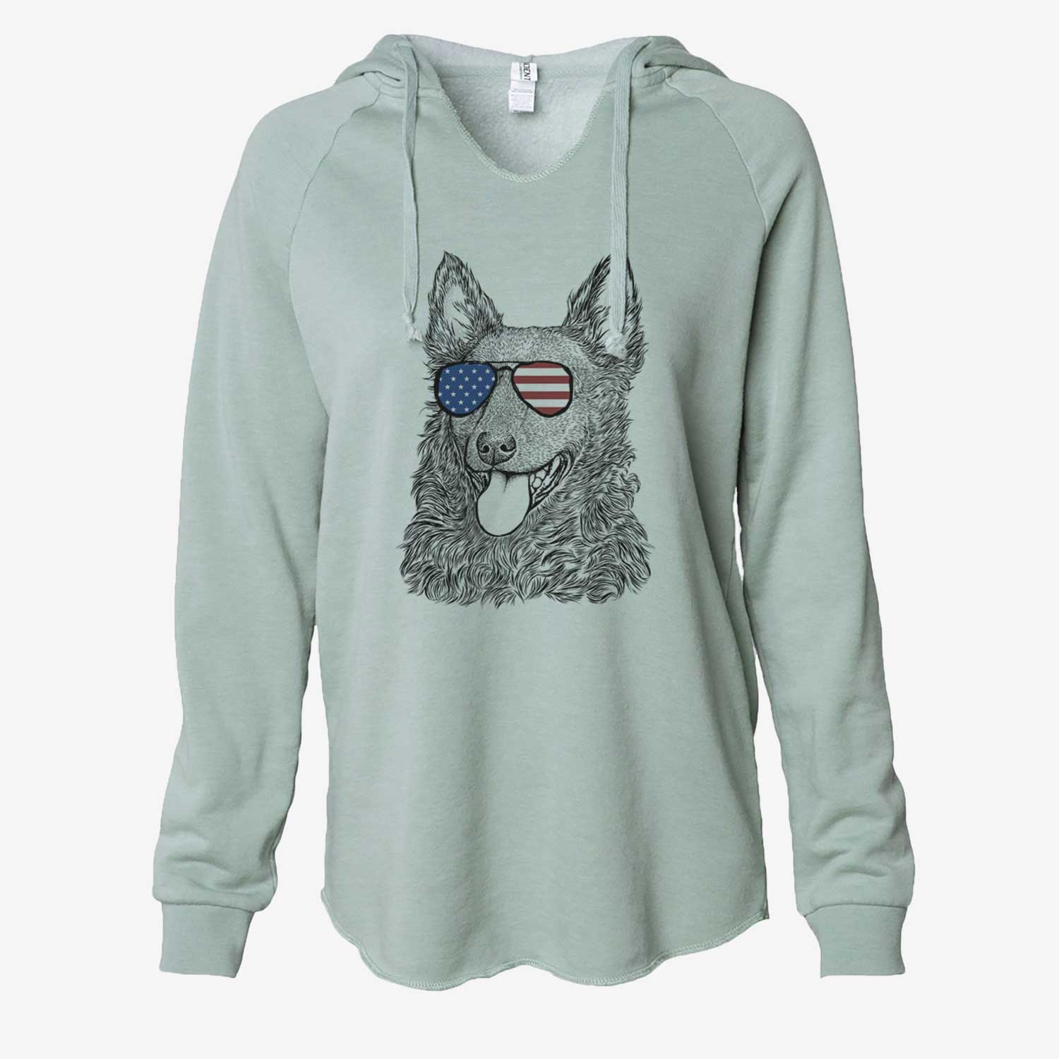 USA Maximo the Mudi - Cali Wave Hooded Sweatshirt