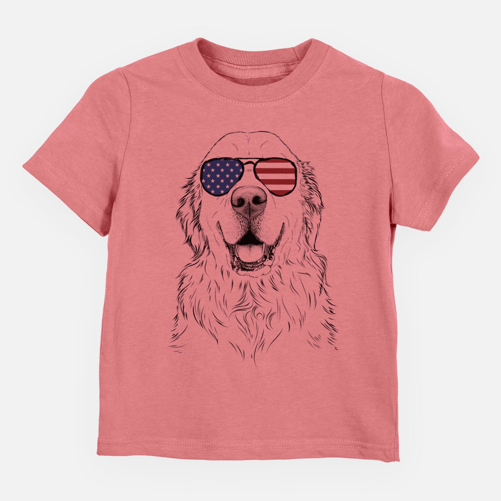 USA Maximus the Golden Retriever - Kids/Youth/Toddler Shirt