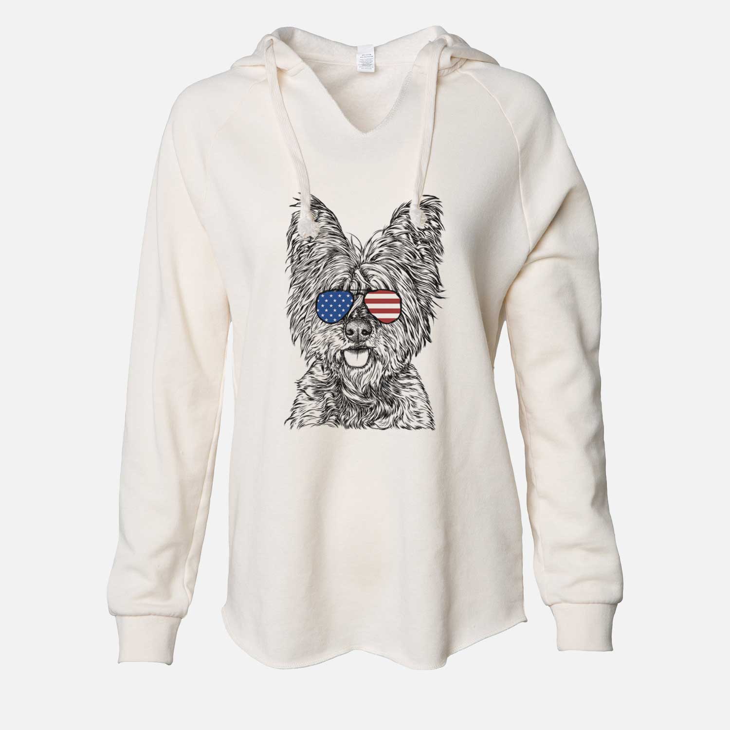 USA McDuff the Cairn Terrier - Cali Wave Hooded Sweatshirt