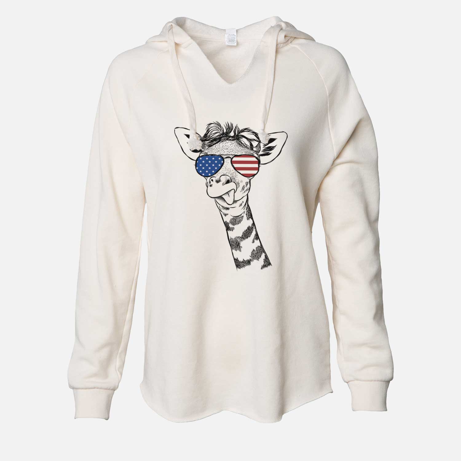 USA Mel the Baby Giraffe - Cali Wave Hooded Sweatshirt