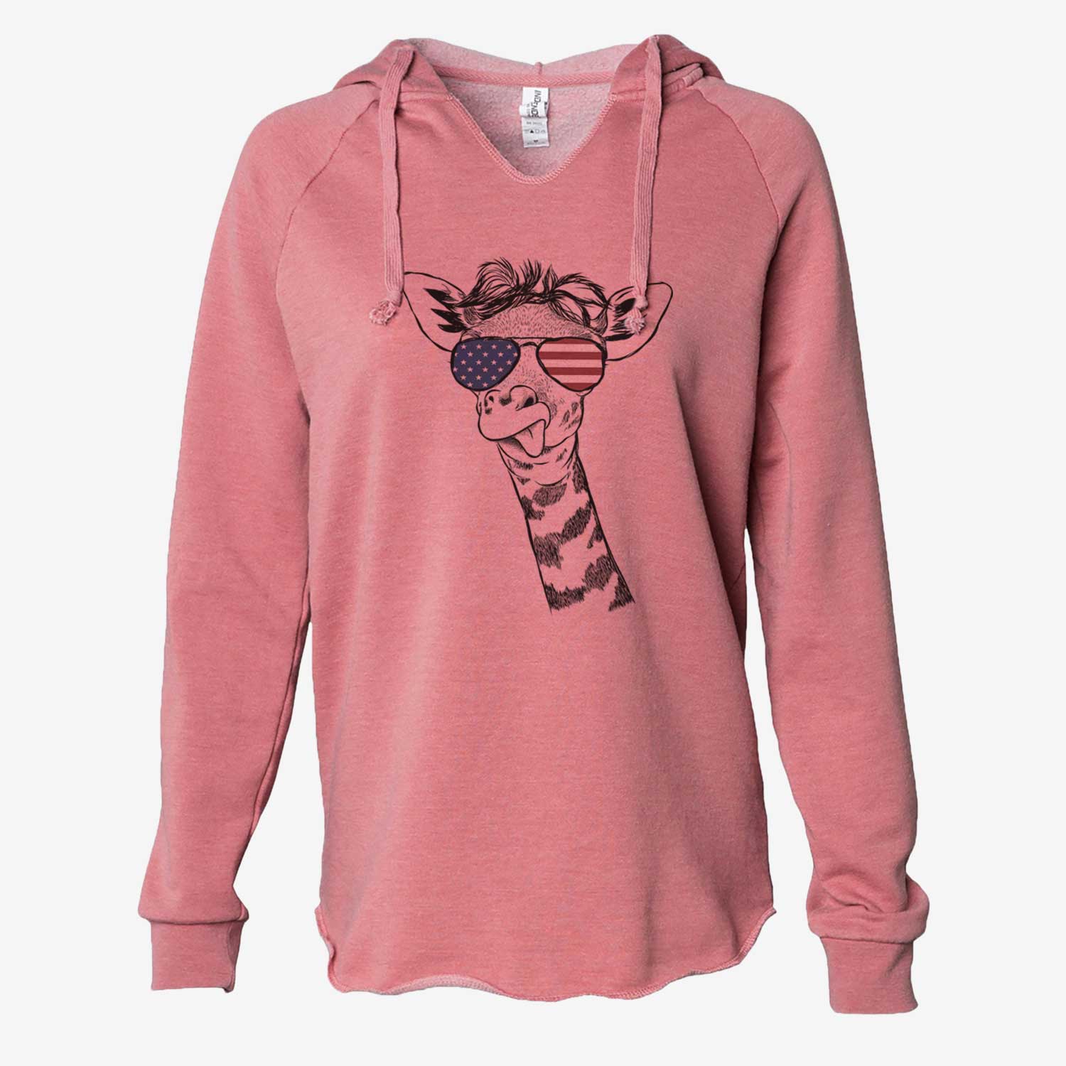 USA Mel the Baby Giraffe - Cali Wave Hooded Sweatshirt