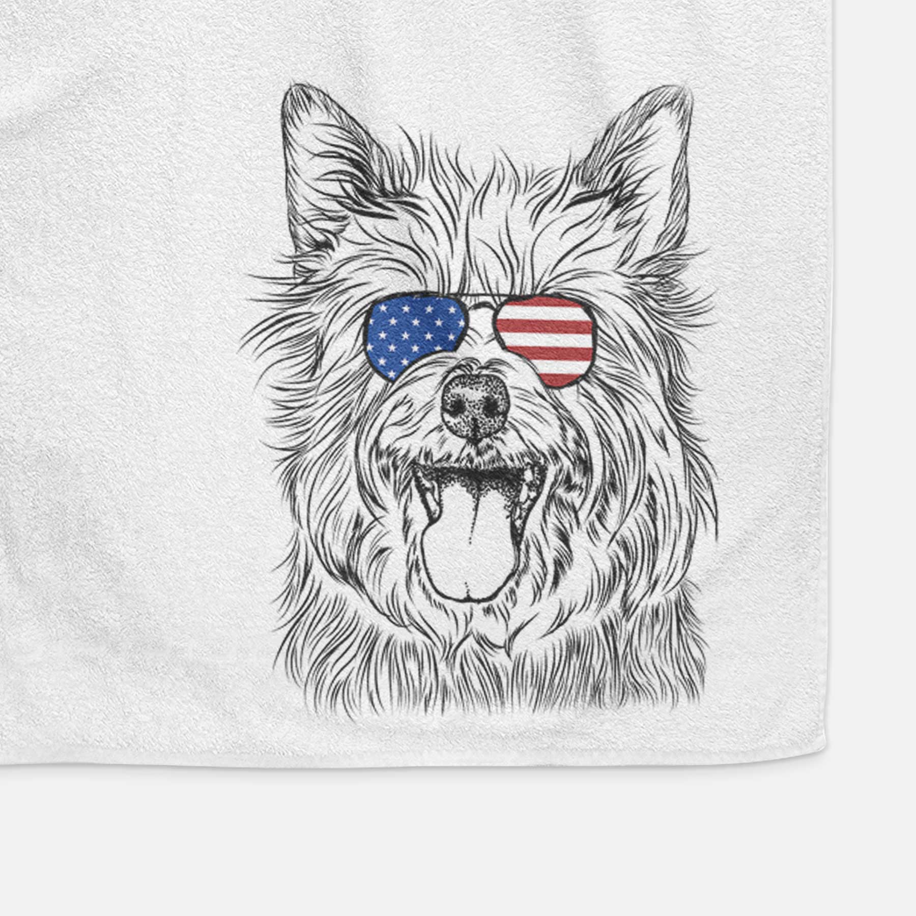 Middy the Australian Terrier Decorative Hand Towel