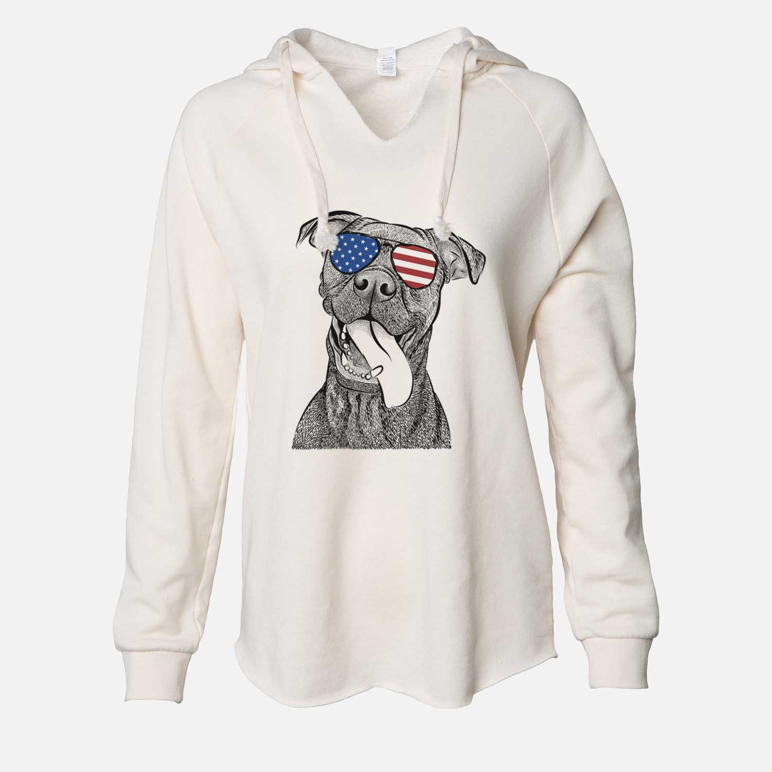 USA Mikey the Boxador - Cali Wave Hooded Sweatshirt