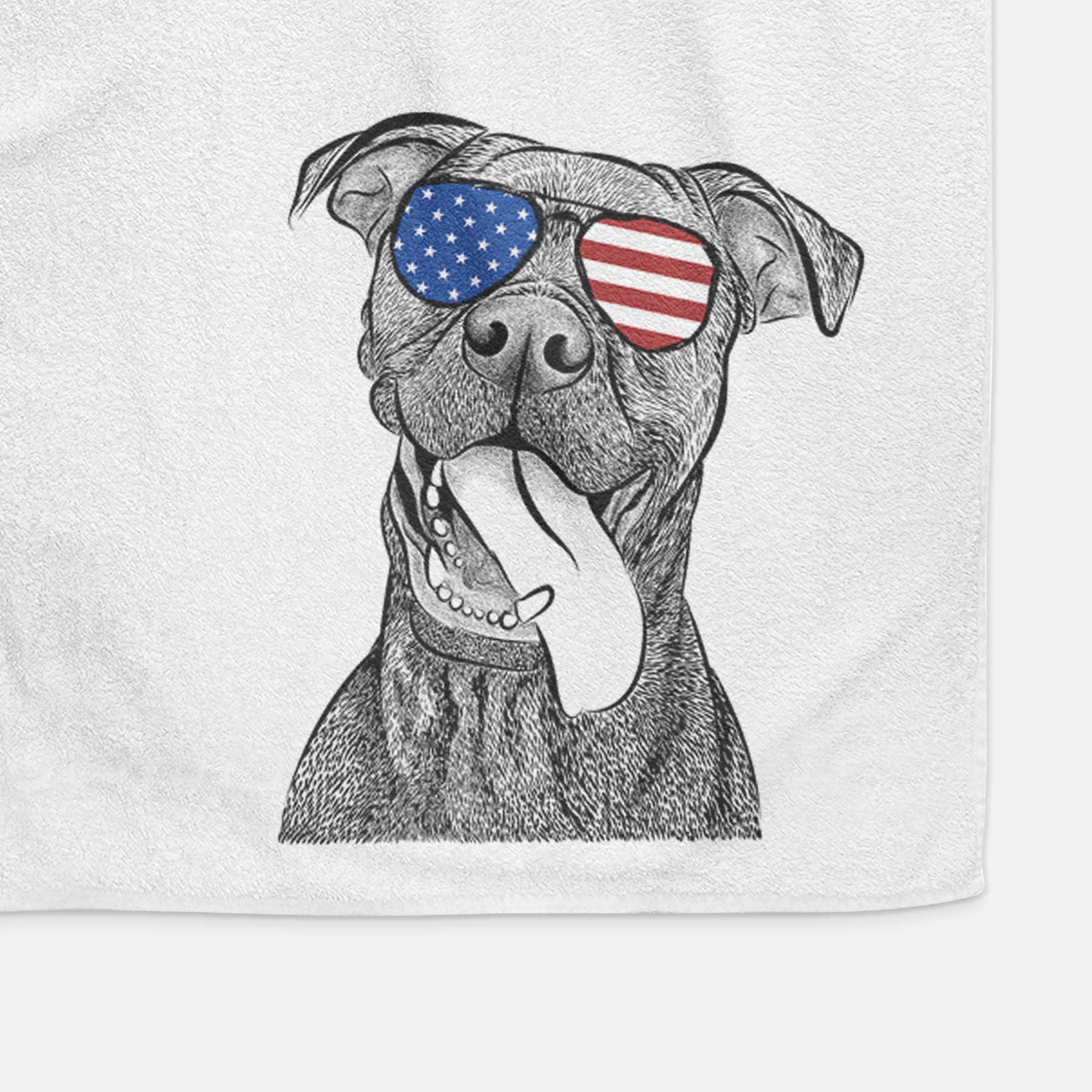 Mikey the Boxador Decorative Hand Towel