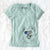 USA Miki the American Eskimo - Women's Perfect V-neck Shirt