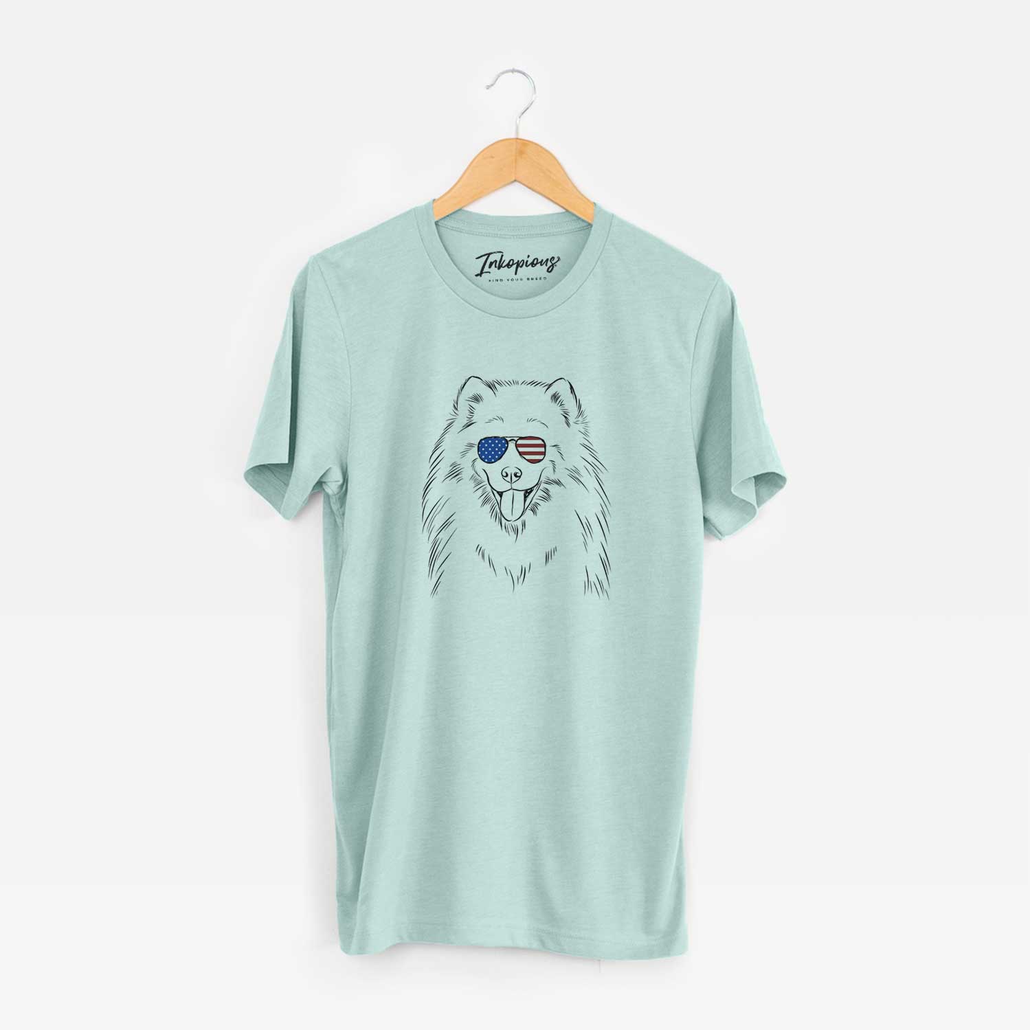 USA Mikko the Samoyed - Unisex Crewneck