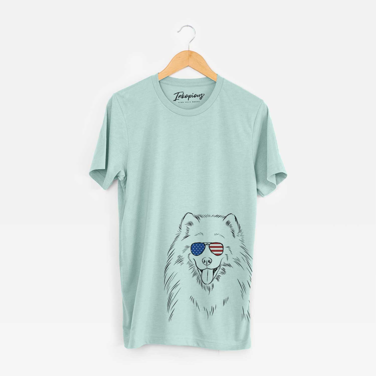 USA Mikko the Samoyed - Unisex Crewneck