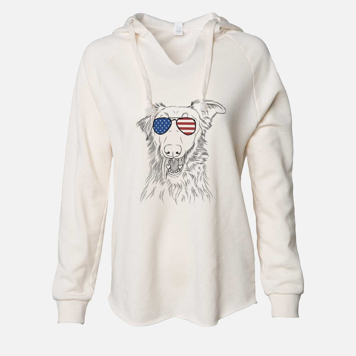 USA Mila the Mixed Breed - Cali Wave Hooded Sweatshirt