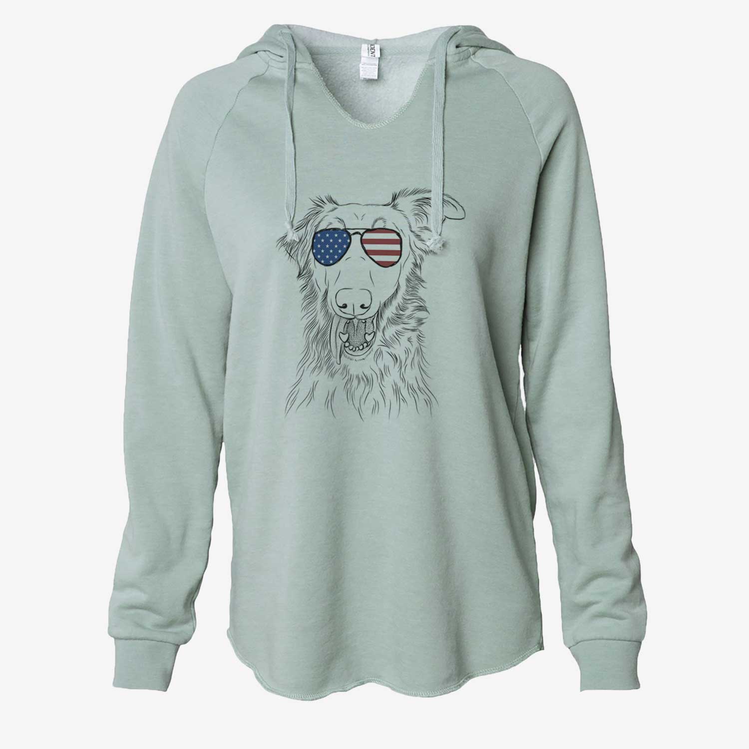 USA Mila the Mixed Breed - Cali Wave Hooded Sweatshirt