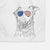 Mila the Mixed Breed Decorative Hand Towel