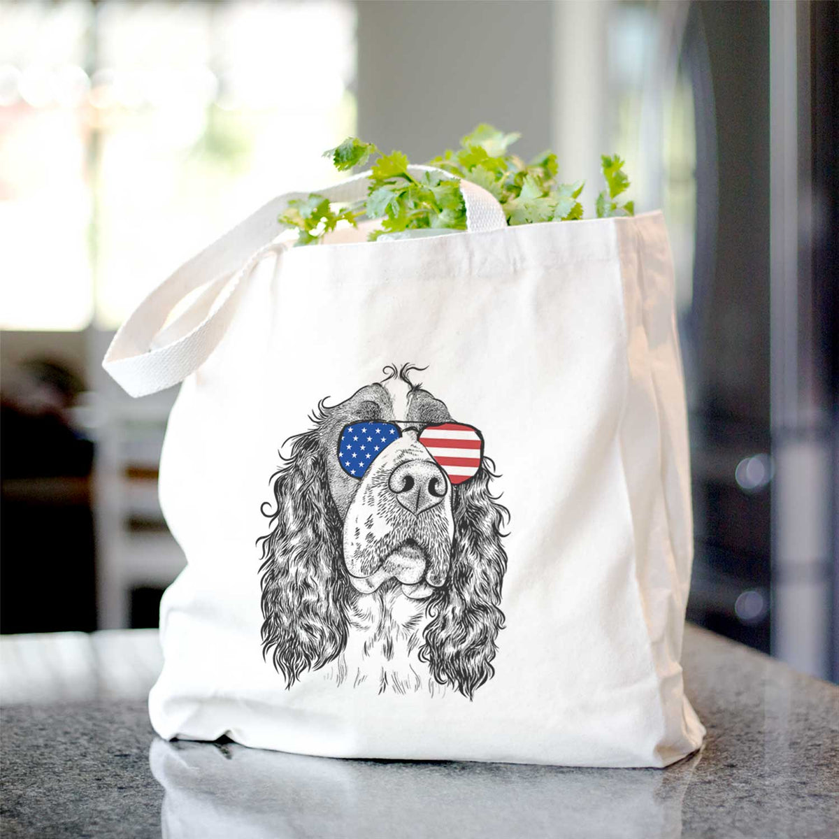 Millie Mae the English Springer Spaniel - Tote Bag