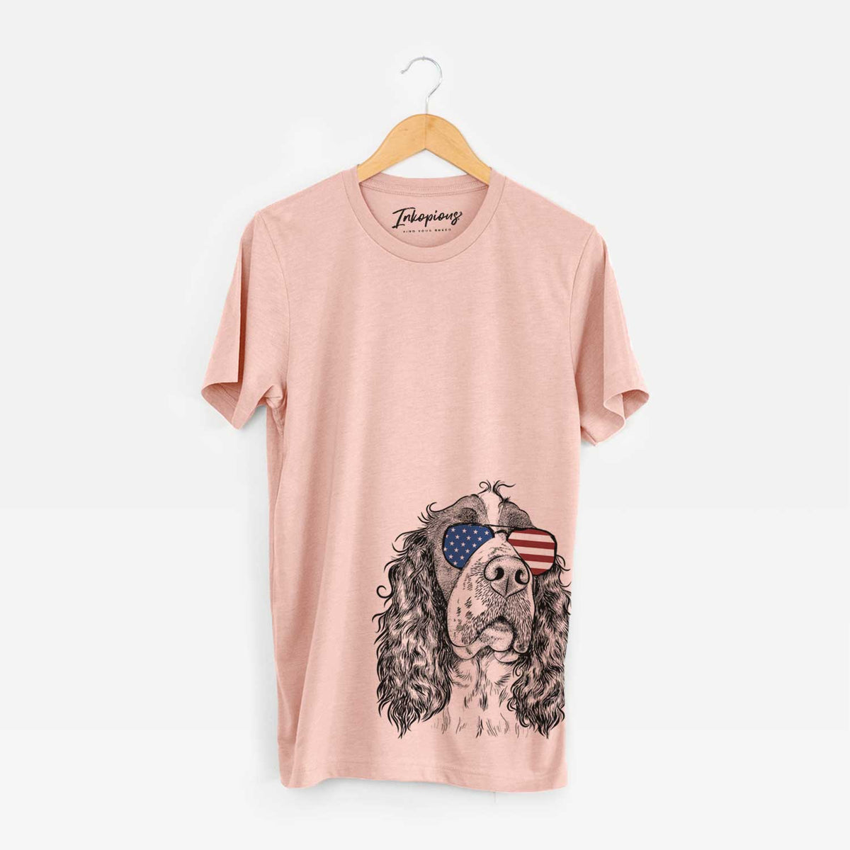 USA Millie Mae the English Springer Spaniel - Unisex Crewneck