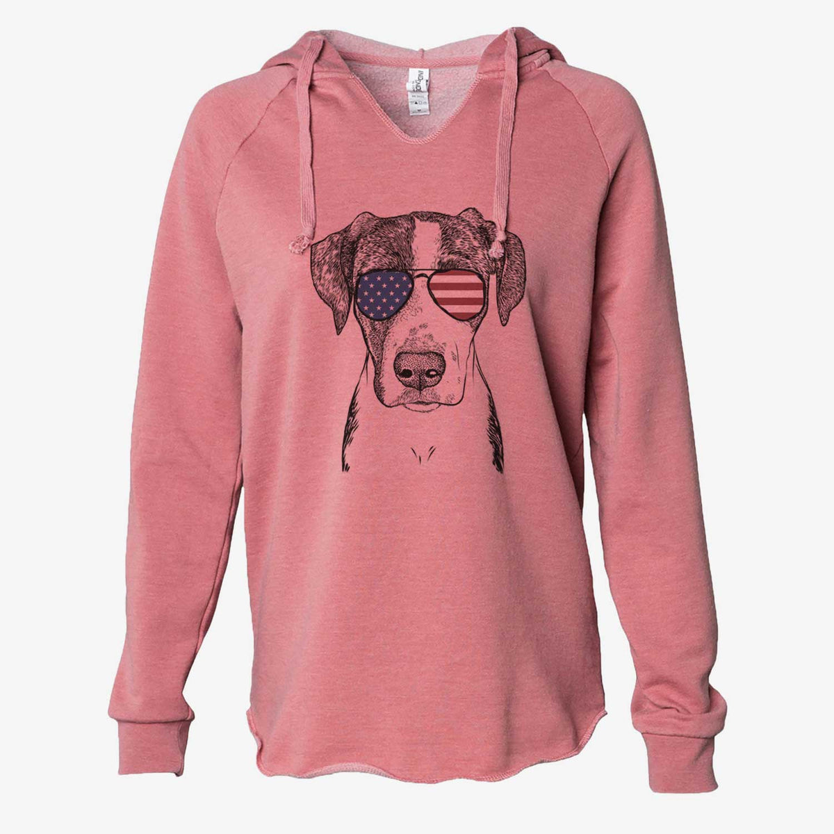 USA Milo the Mixed Breed - Cali Wave Hooded Sweatshirt