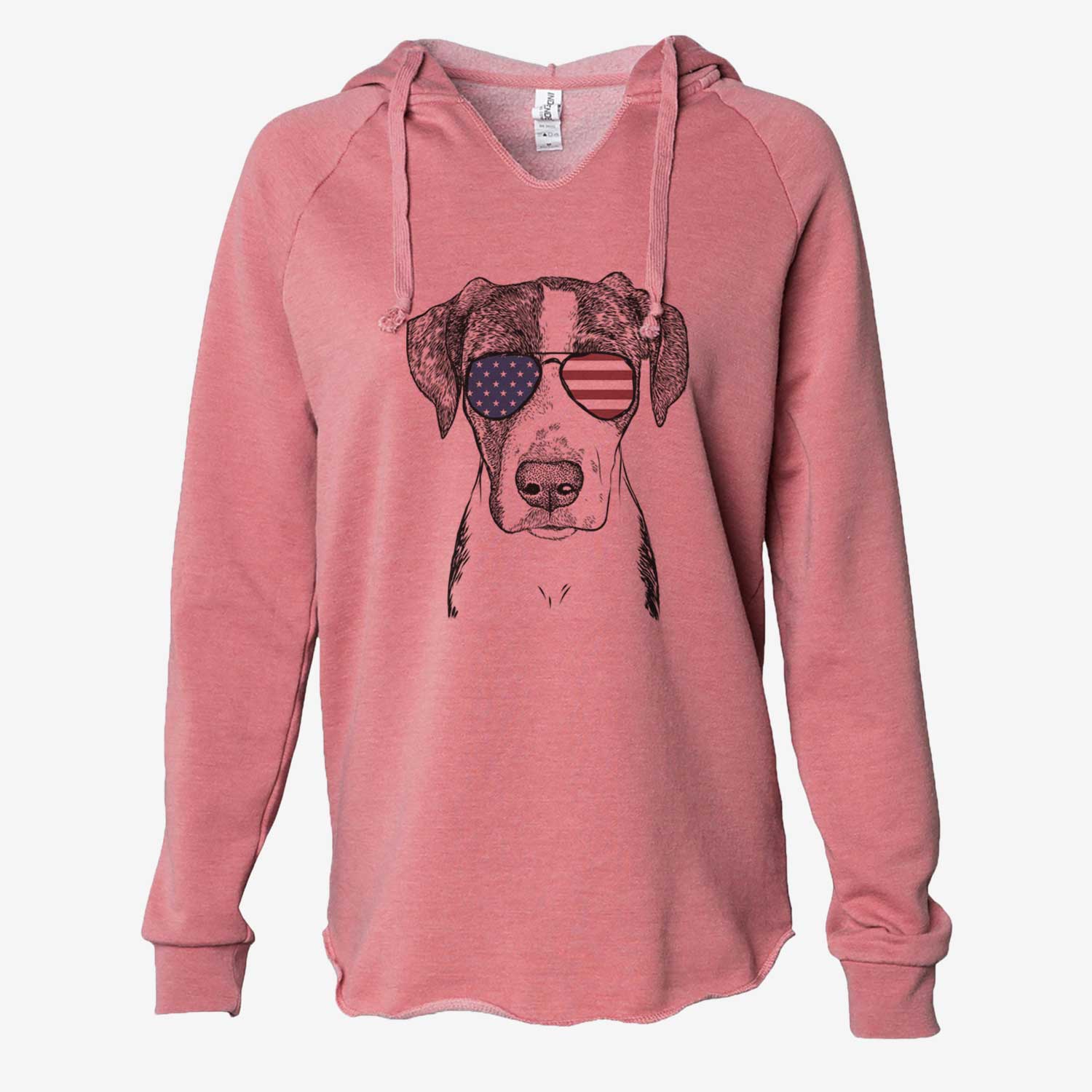 USA Milo the Mixed Breed - Cali Wave Hooded Sweatshirt