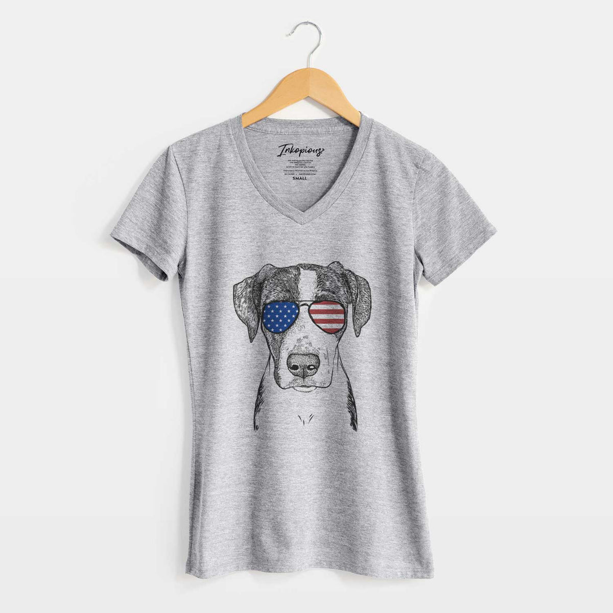 USA Milo the Mixed Breed - Women&#39;s Perfect V-neck Shirt